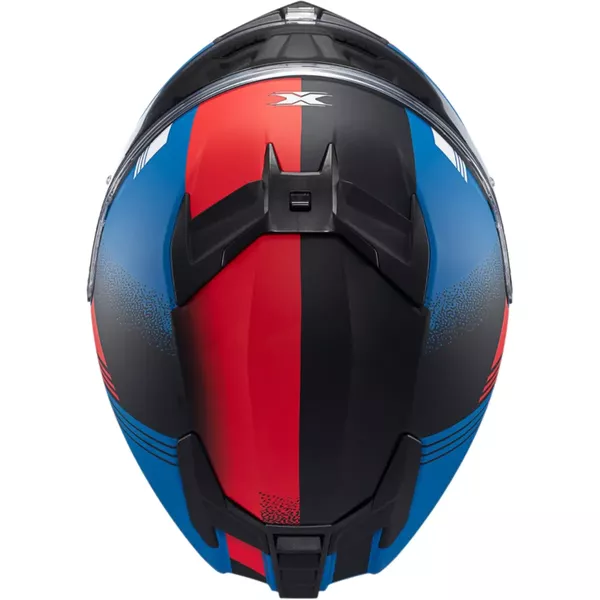 Capacete Texx Kaiman Track - Vermelho Preto Azul Fosco Moto One