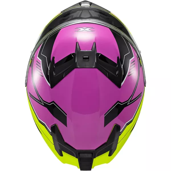KEIMEN ×TGM HAT Capacete Texx Kaiman Teaser - Rosa Preto Verde Moto One