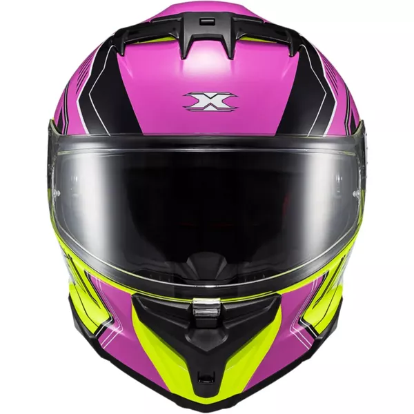 Capacete Texx Kaiman Teaser - Rosa Preto Verde Moto One