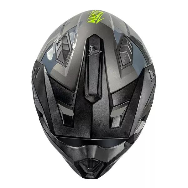 2HR Plantsworks A.K.　 sp.Dark gray Capacete Norisk Darth 2 Storm - Titanium Cinza Moto One