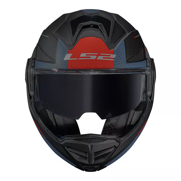 Capacete Ls2 FF901 Advant X Oblivion - Preto Fosco/Azul Moto One
