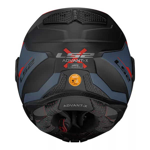 Capacete Ls2 FF901 Advant X Oblivion - Preto Fosco/Azul Moto One