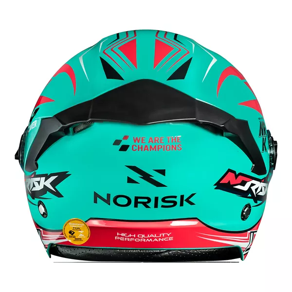 Capacete Norisk Neo (Aberto) Galaxy - Azul/Rosa Moto One