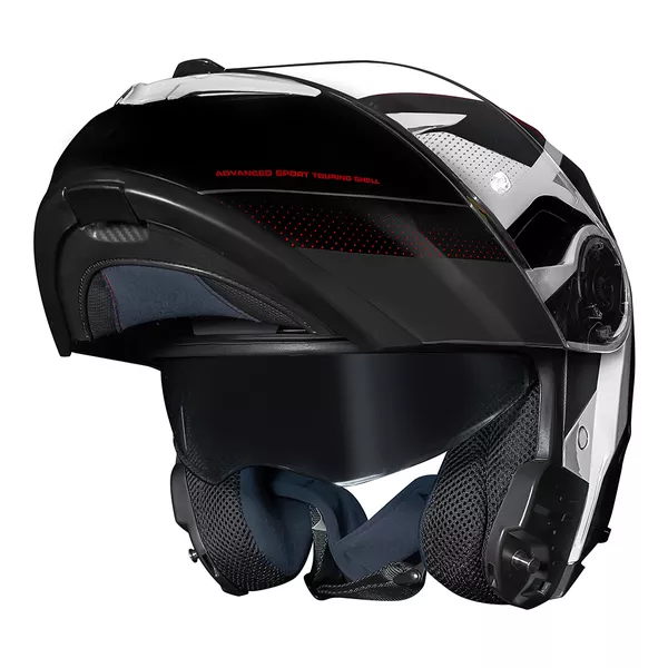 Capacete Norisk Force 2 Kore - Branco/Cinza (Viseira Solar) Moto One
