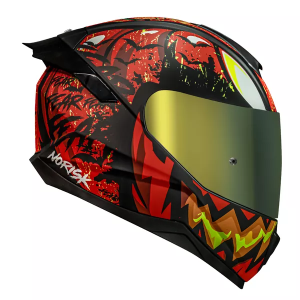 Capacete Norisk FF802 Razor Halloween Moto One