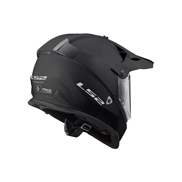 Capacete Ls2 MX436 Pioneer Evo Monocolor - Preto Fosco Moto One