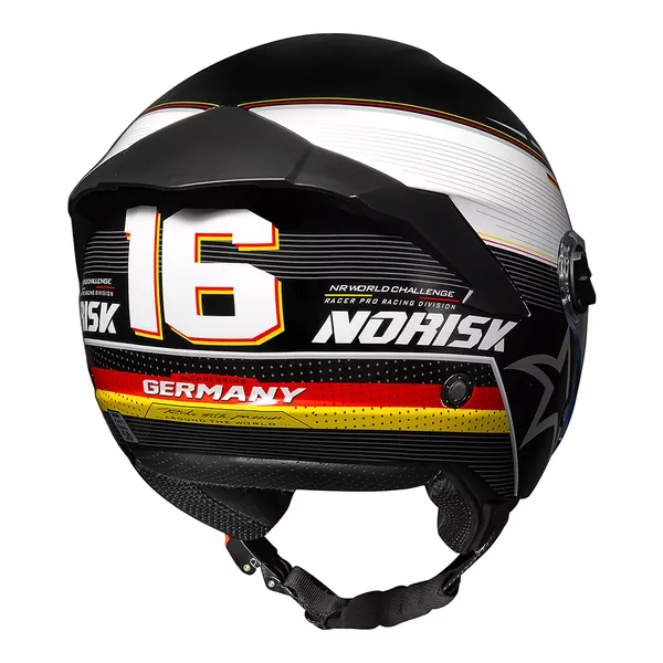 Capacete Norisk Neo (Aberto) Grand Prix - Alemanha/Germany Moto One