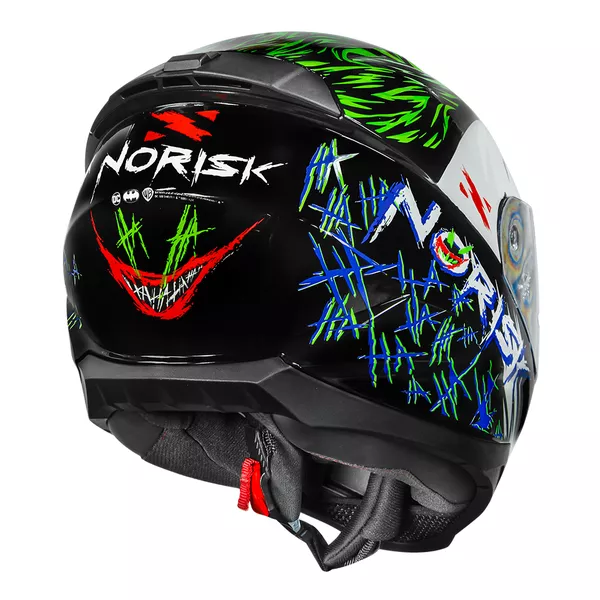 Capacete Norisk Ff802 Razor Joker - Preto Moto One