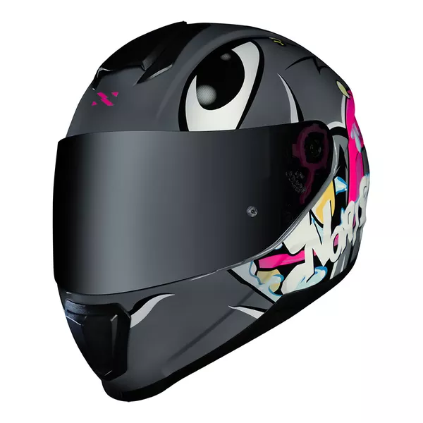 Capacete Norisk FF802 Razor Mad - Cinza Moto One