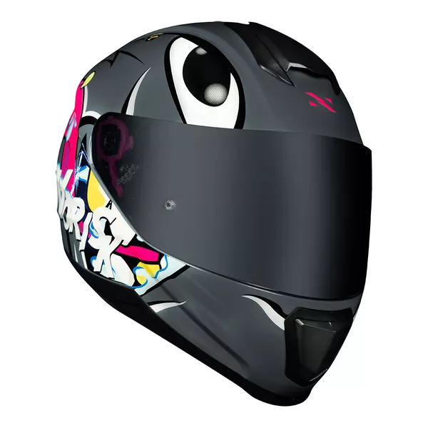 Capacete Norisk FF802 Razor Mad - Cinza Moto One
