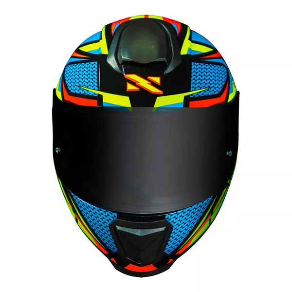 Capacete Norisk FF802 Razor Sharp - Preto/Amarelo/Laranja Moto One