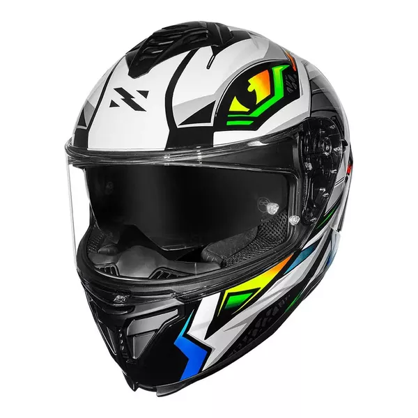 Capacete Norisk Strada II Reptel - Vermelho/Azul Moto One