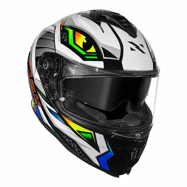 Capacete Norisk Strada II Reptel - Vermelho/Azul Moto One