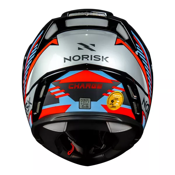Capacete Norisk Ff345 Route Articulado Charge - Preto/Titanium