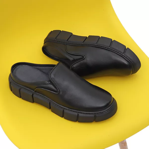 洋楽 4 Mula 1 Mule Masculino De Couro Bangkok Preto | Private Label