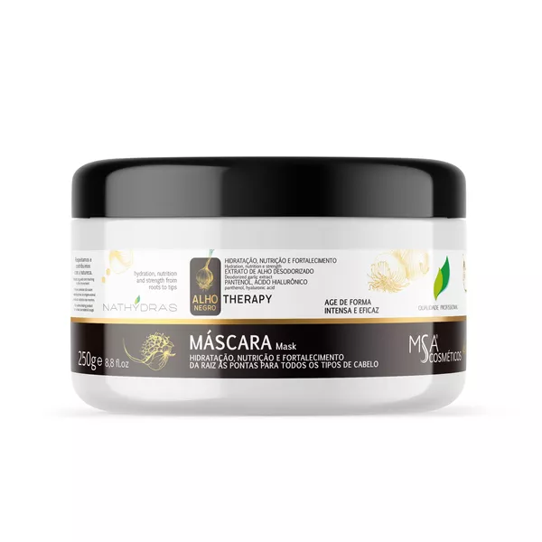 Máscara Alho Therapy Negro 250G | MSA COSMÉTICOS