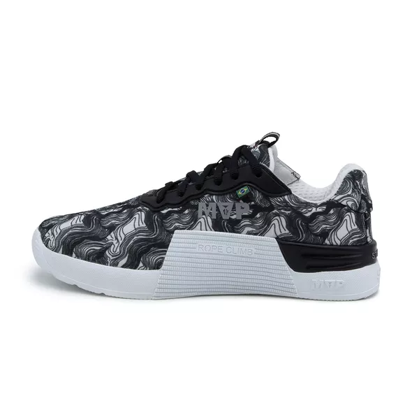 Tênis Preto para Cross 5x5 - Abstract White Black | MVP Fitness