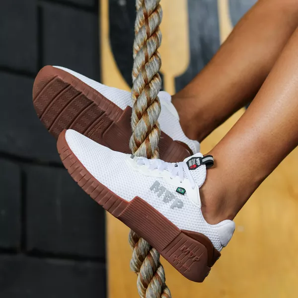 Tênis Branco Cross Trainning MVP 6X6 - White Camel | MVP Fitness