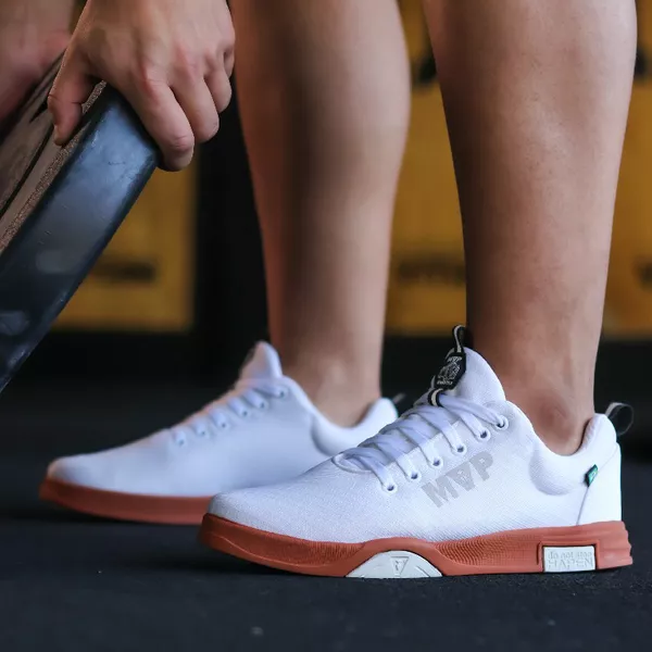 Tênis Branco de Treino Rhino Tech III - White Camel | MVP Fitness