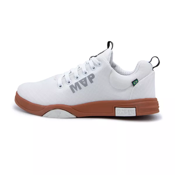Tênis Branco de Treino Rhino Tech III - White Camel | MVP Fitness