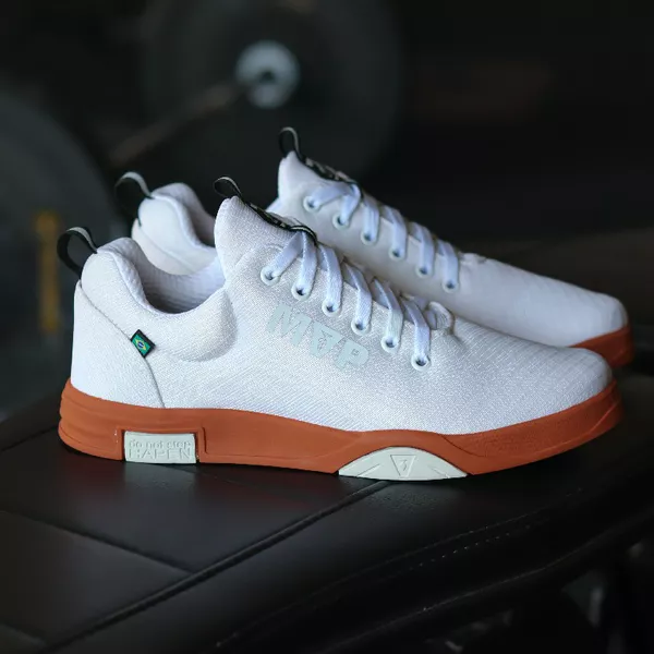 Tênis Branco de Treino Rhino Tech III - White Camel | MVP Fitness