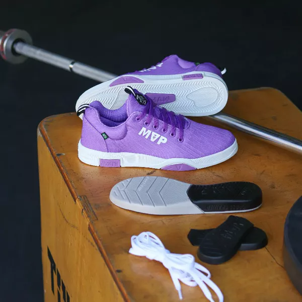 Tênis Confortável de Treino Rhino Tech III - Purple White | MVP