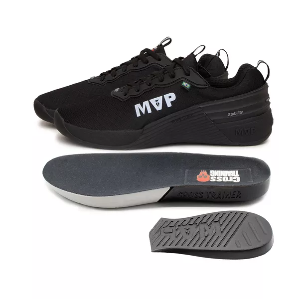 Tênis de Cross 4x4 - All Black | MVP Fitness - Loja Oficial