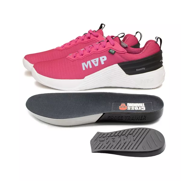 Tênis de Cross 4x4 - Pink White | MVP Fitness - Loja Oficial