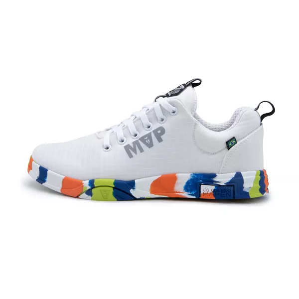 ★PSY/GOA★ V.A / White Rhino 2LP Tênis de Cross Branco Rhino Tech III - White Splah | MVP Fitness