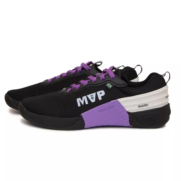 Tênis de Cross MVP 4x4 - Black Purple | MVP Fitness - Loja Oficial