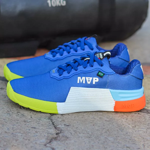 Tênis de Cross Training MVP 5x5 - Blue Orange | MVP Fitness - Loja