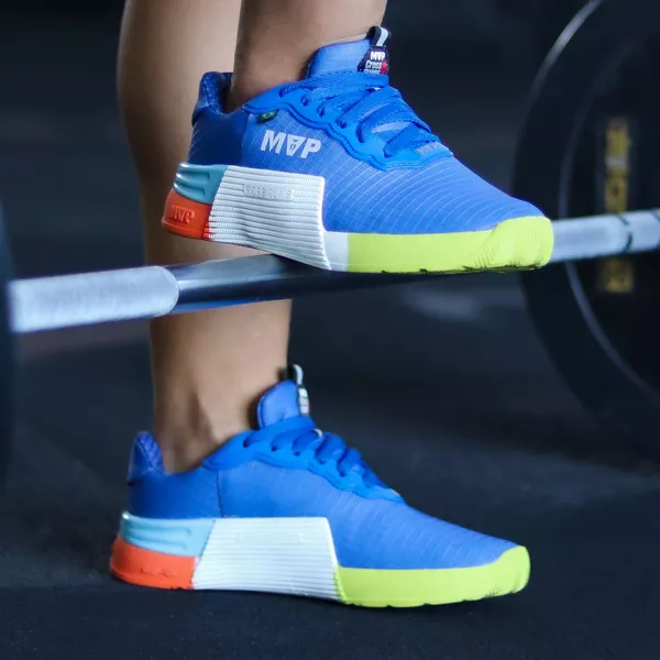 Tênis de Cross Training MVP 5x5 - Blue Orange | MVP Fitness - Loja