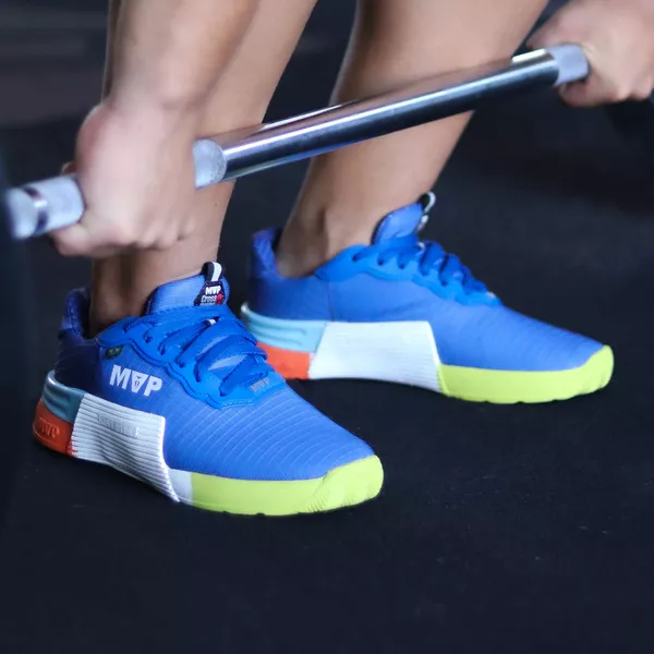 Tênis de Cross Training MVP 5x5 - Blue Orange | MVP Fitness - Loja