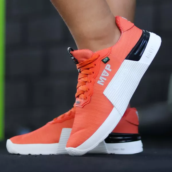 Tênis de Treino MVP 5x5 - Orange White | MVP Fitness - Loja Oficial