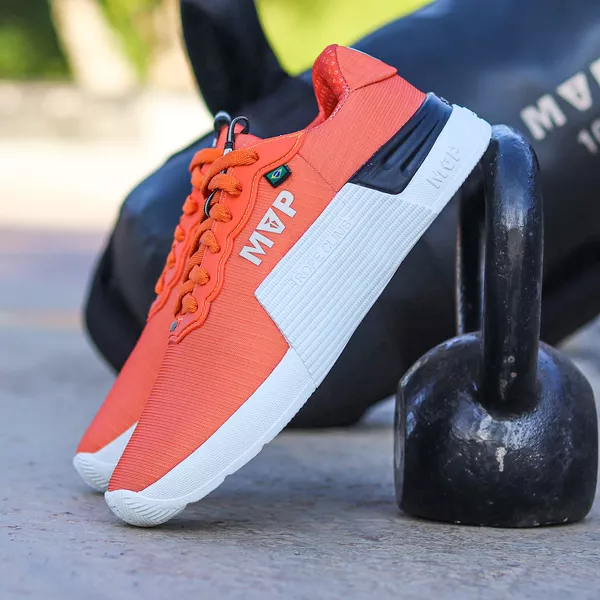 Tênis de Treino MVP 5x5 - Orange White | MVP Fitness - Loja Oficial