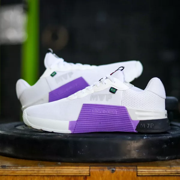 Tênis de Treino MVP 5x5 - White Purple | MVP Fitness - Loja Oficial