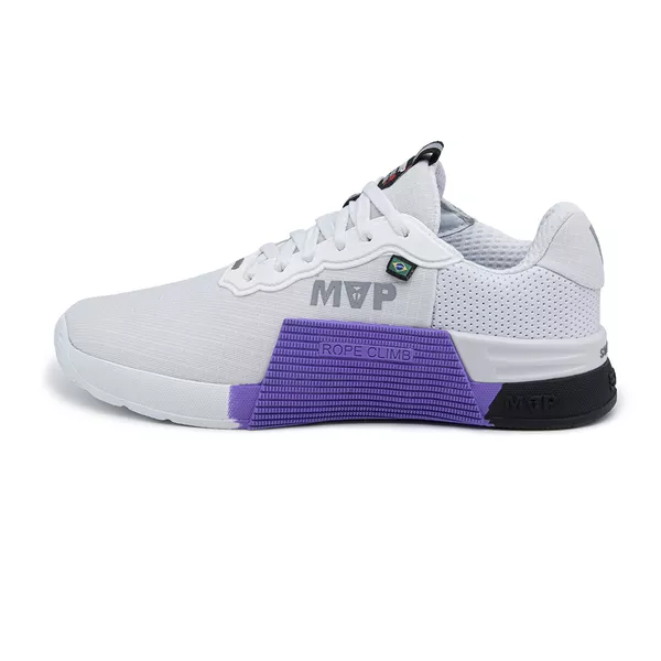 Tênis de Treino MVP 5x5 - White Purple | MVP Fitness - Loja Oficial