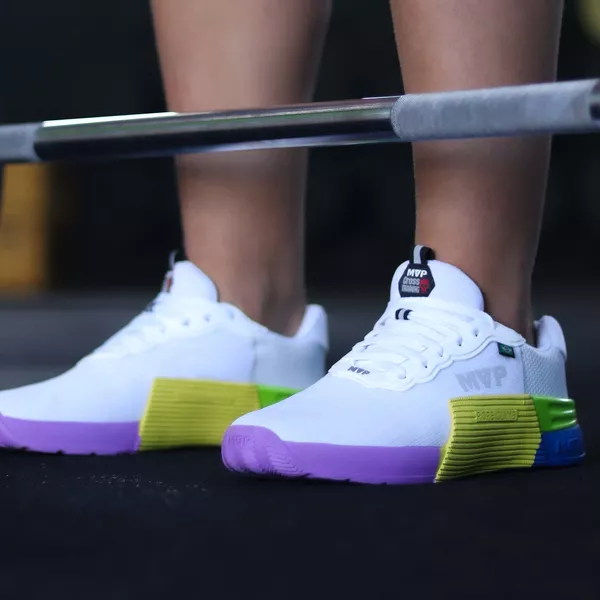 Tênis de Treino MVP 5x5 - White Yellow | MVP Fitness - Loja Oficial