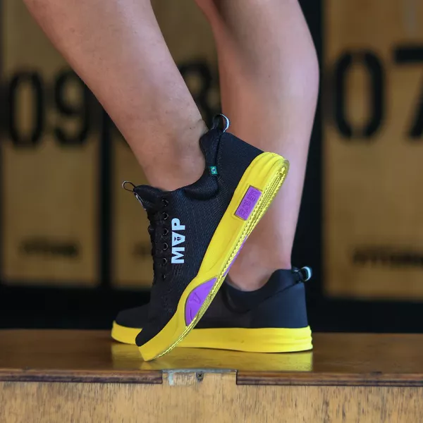 Tênis de treino Unissex Rhino Tech III - Black Yellow | MVP