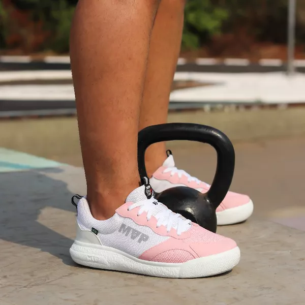 Tênis MVP Feminino Rx Fly - Salmon White | MVP Fitness - Loja Oficial