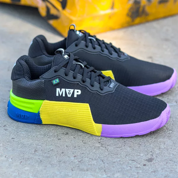 Tênis MVP para Cross Training 5x5 - Black Yellow | MVP Fitness