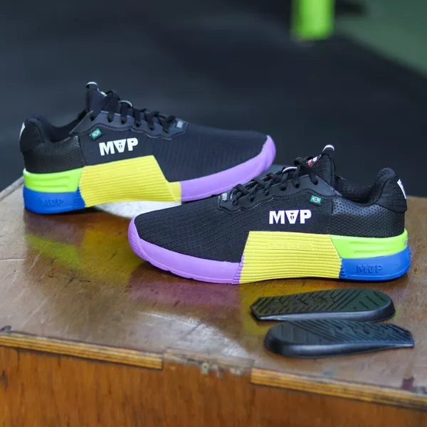 Tênis MVP para Cross Training 5x5 - Black Yellow | MVP Fitness
