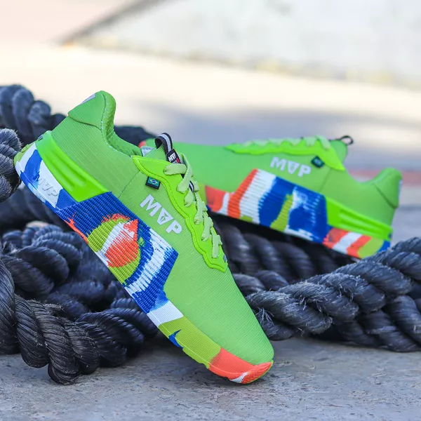 Tênis MVP para Cross Training 5x5 - Green Splash | MVP Fitness