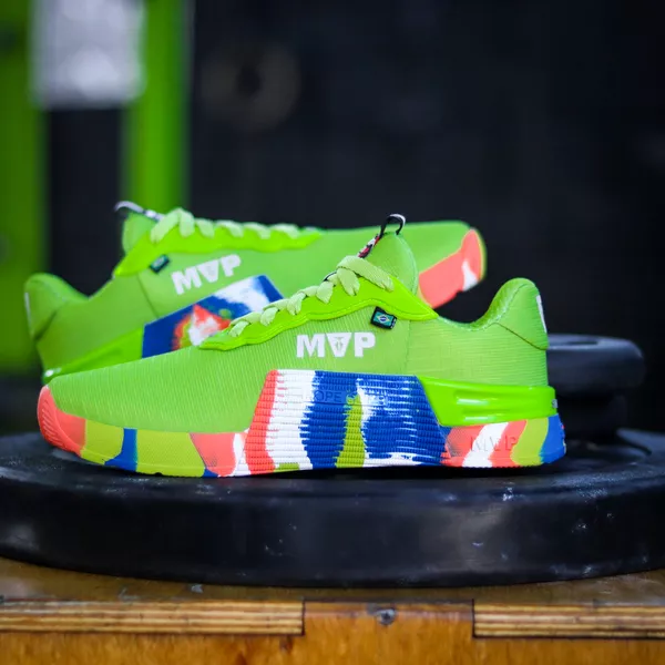 Tênis MVP para Cross Training 5x5 - Green Splash | MVP Fitness