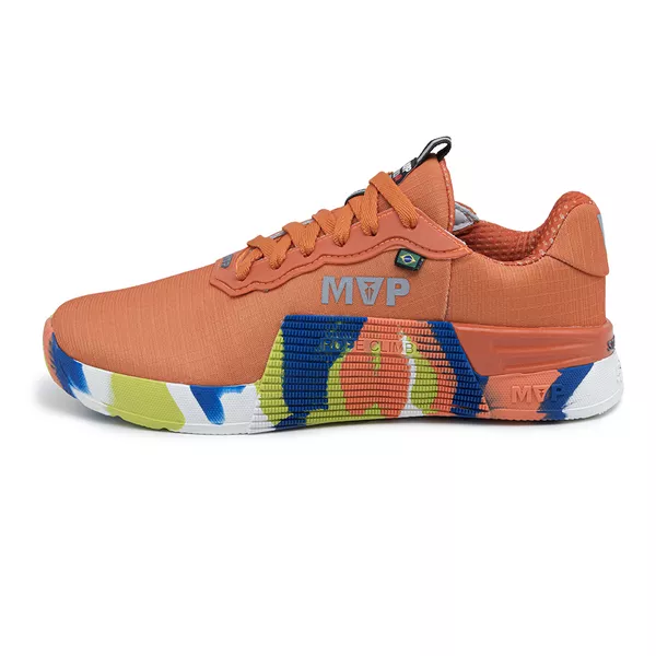 Tênis MVP para Cross Training 5x5 - Orange-Splash | MVP Fitness