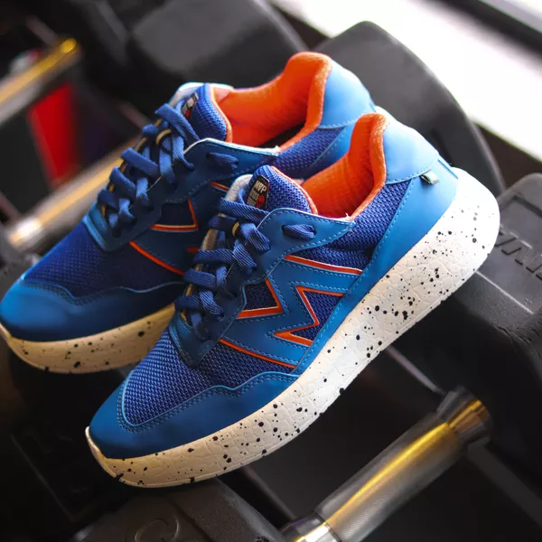 Tênis MVP para treino Xtep Run II - Blue Orange | MVP Fitness