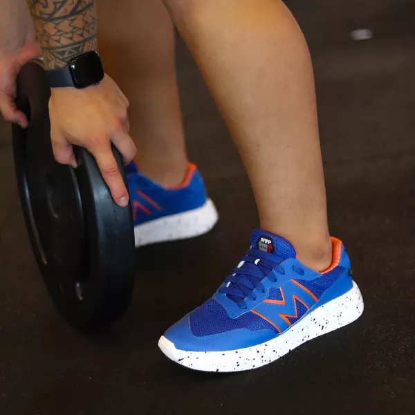 Tênis MVP para treino Xtep Run II - Blue Orange | MVP Fitness