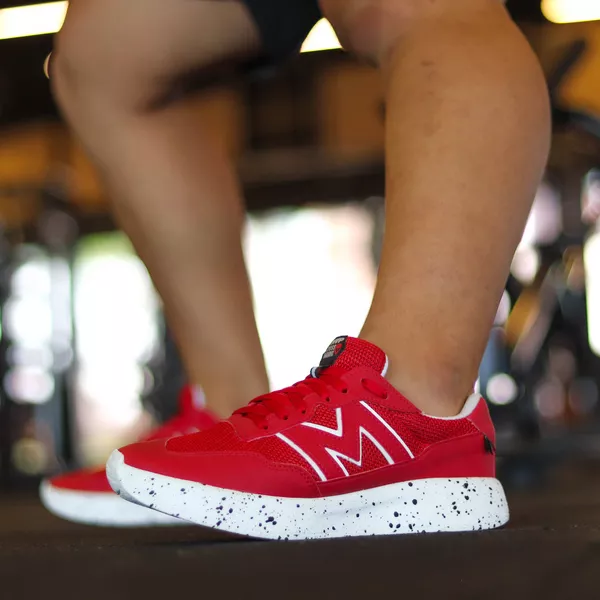 Tenis MVP para treino Xtep Run II - Red | MVP Fitness - Loja Oficial