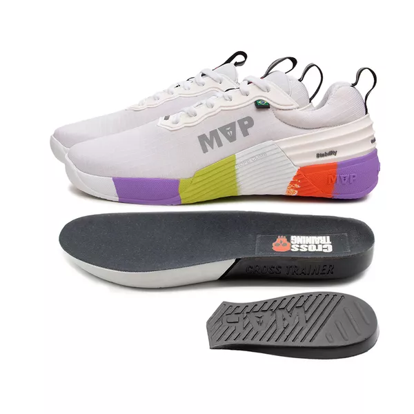 Tênis Para Cross MVP 4x4 - Branco Aquarela | MVP Fitness - Loja