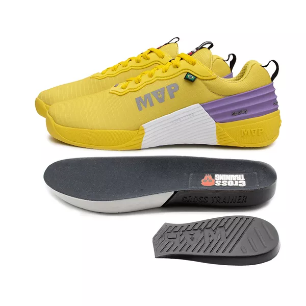 Tênis para Cross Unissex 4x4 - Yellow Purple | MVP Fitness - Loja